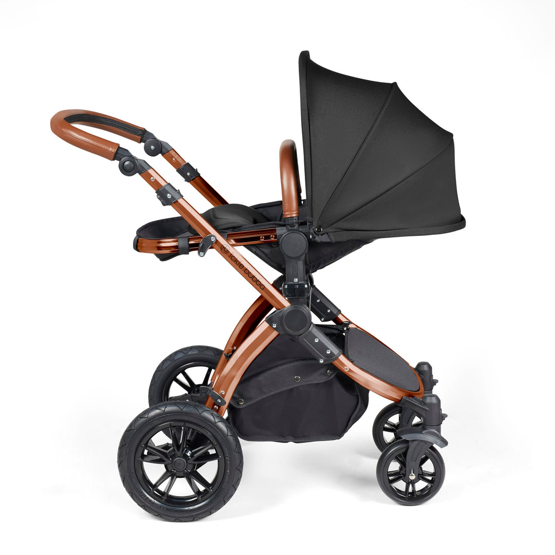 Stomp Luxe All in One I-Size Travel System & Isofix Base - Midnight