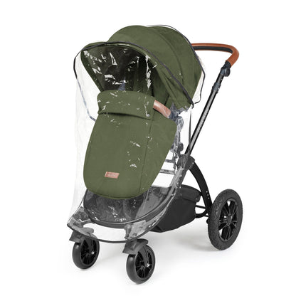 Stomp Luxe All in One I-Size Travel System & Isofix Base - Woodland