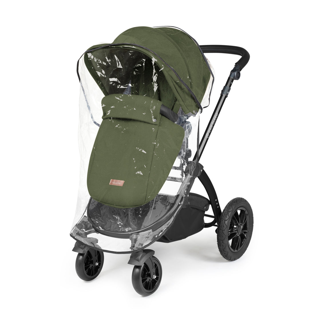 Stomp Luxe All in One I-Size Travel System & Isofix Base - Woodland