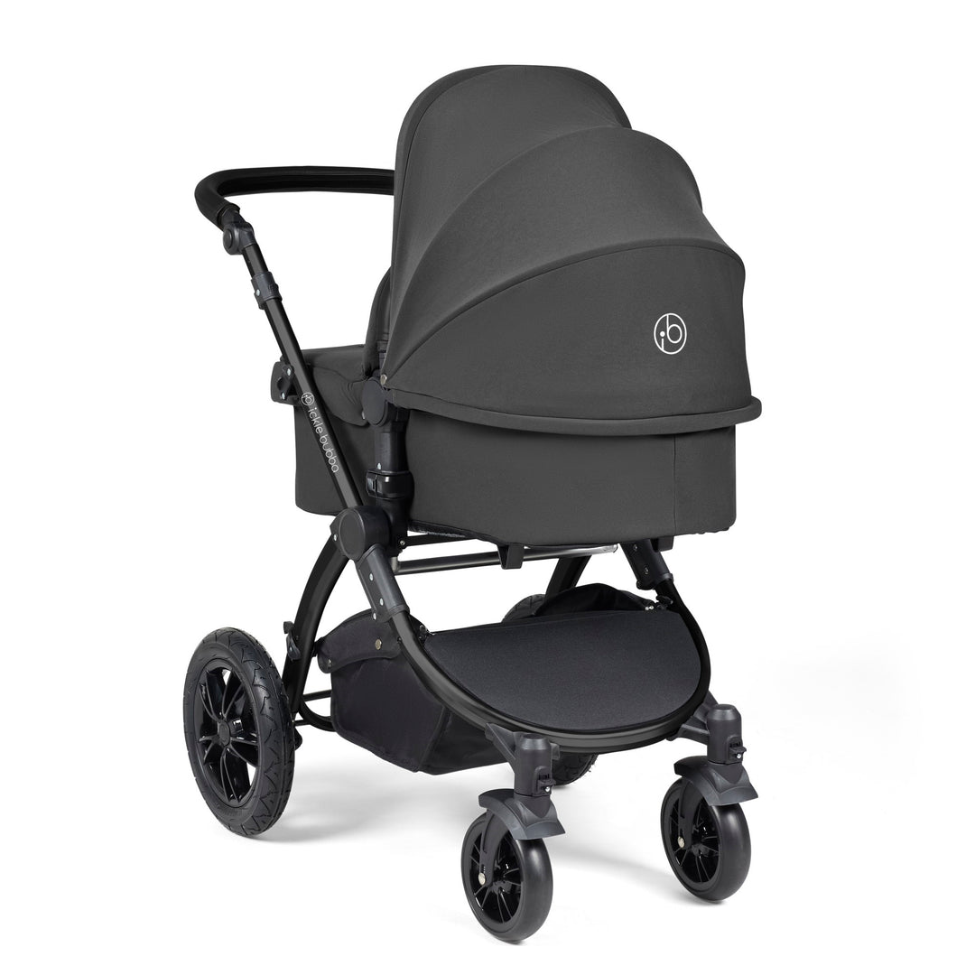 Stomp Luxe All in One I-Size Travel System & Isofix Base - Charcoal Grey