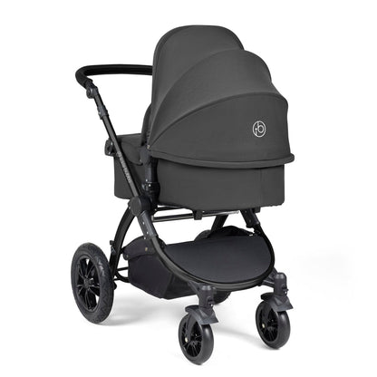 Stomp Luxe All in One I-Size Travel System & Isofix Base - Charcoal Grey