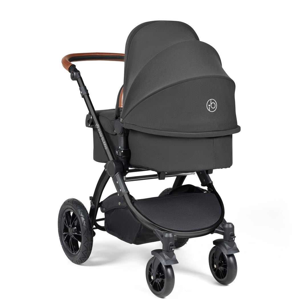 Stomp Luxe All in One I-Size Travel System & Isofix Base - Charcoal Grey