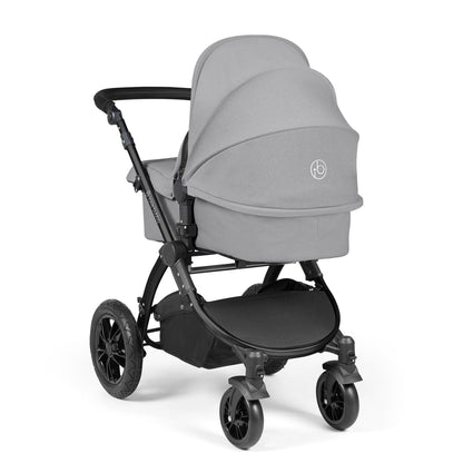 Stomp Luxe All in One I-Size Travel System & Isofix Base - Pearl Grey