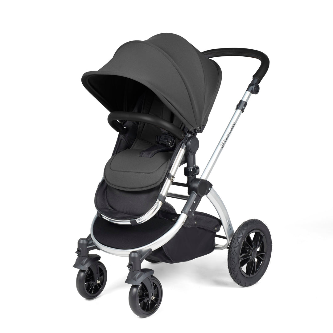 Stomp Luxe All in One I-Size Travel System & Isofix Base - Charcoal Grey