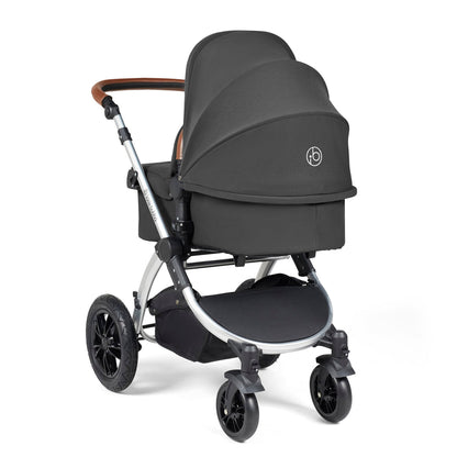 Stomp Luxe All in One I-Size Travel System & Isofix Base - Charcoal Grey