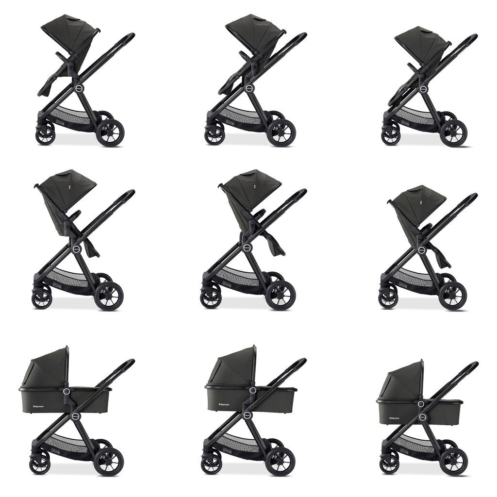 Babymore Memore V2 Travel System 13 Piece Pecan i-Size - Kidsly