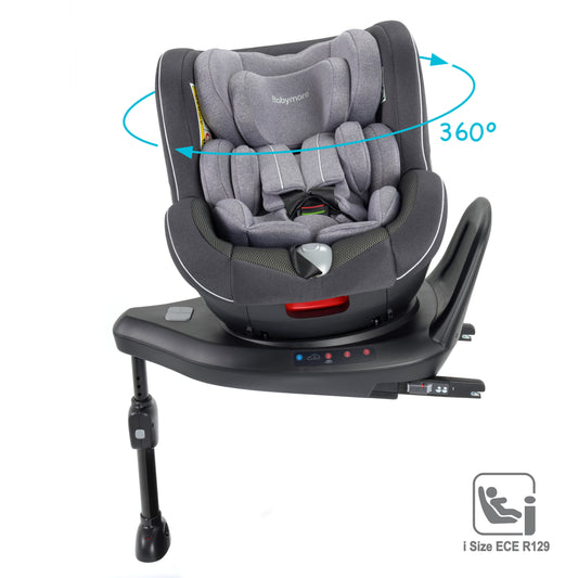 Babymore Kola 360° Rotating i-Size 40-105cm 0-4 years Car Seat - Kidsly
