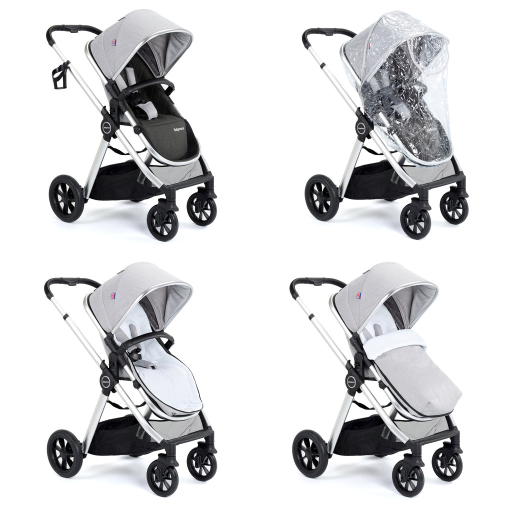 Babymore Memore V2 Travel System 13 Piece Pecan i-Size - Kidsly