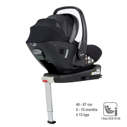 Babymore Pecan i-Size Baby Car Seat with Isofix Base - Kidsly