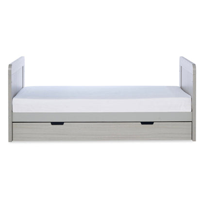 Ickle Bubba Pembrey Cot Bed, Under Drawer and All Seasons Premium Pocket Sprung Mattress Mattress