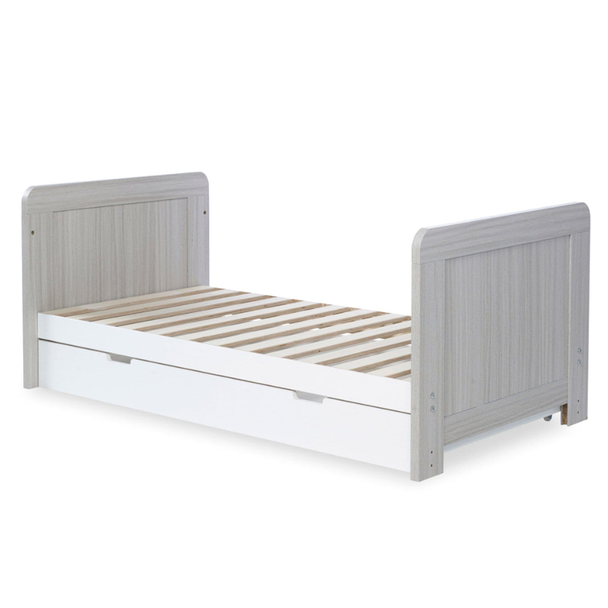 Ickle Bubba Pembrey Cot Bed, Under Drawer and All Seasons Premium Pocket Sprung Mattress Mattress