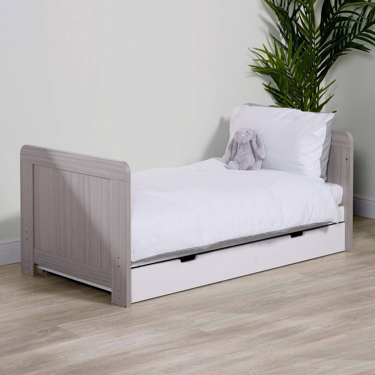 Ickle Bubba Pembrey Cot Bed, Under Drawer and All Seasons Premium Pocket Sprung Mattress Mattress