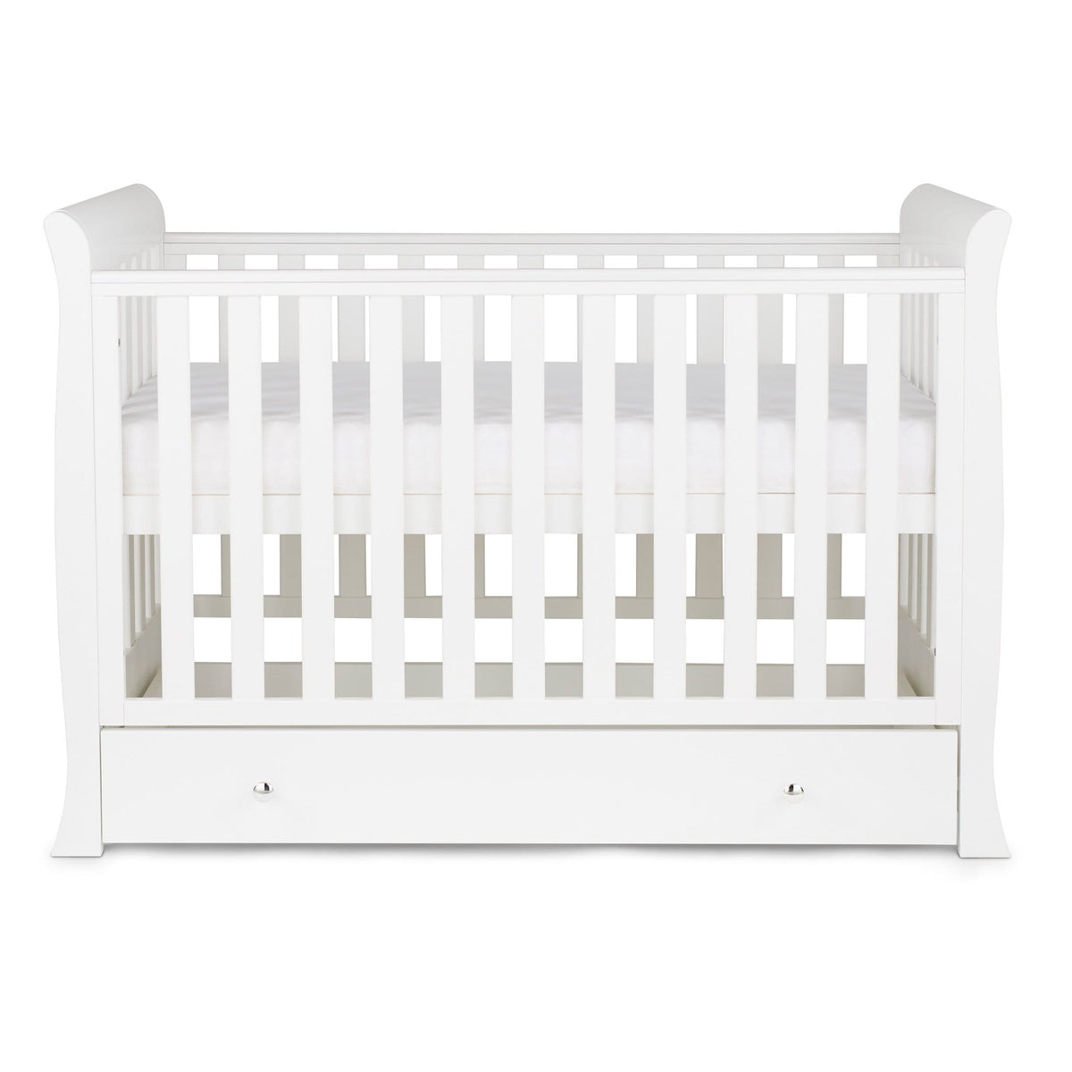 Ickle Bubba Snowdon 4 in 1 Mini Cot Bed and All Seasons Premium Pocket Sprung Mattress  - White