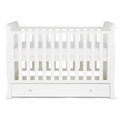 Ickle Bubba Snowdon 4 in 1 Mini Cot Bed and All Seasons Premium Pocket Sprung Mattress  - White