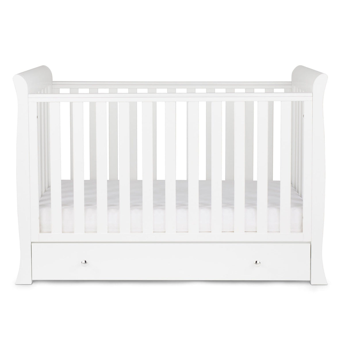 Ickle Bubba Snowdon 4 in 1 Mini Cot Bed and All Seasons Premium Pocket Sprung Mattress  - White