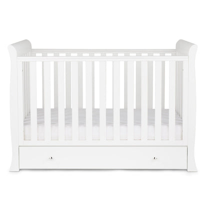 Ickle Bubba Snowdon 4 in 1 Mini Cot Bed and All Seasons Premium Pocket Sprung Mattress  - White