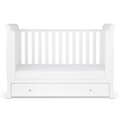 Ickle Bubba Snowdon 4 in 1 Mini Cot Bed and All Seasons Premium Pocket Sprung Mattress  - White