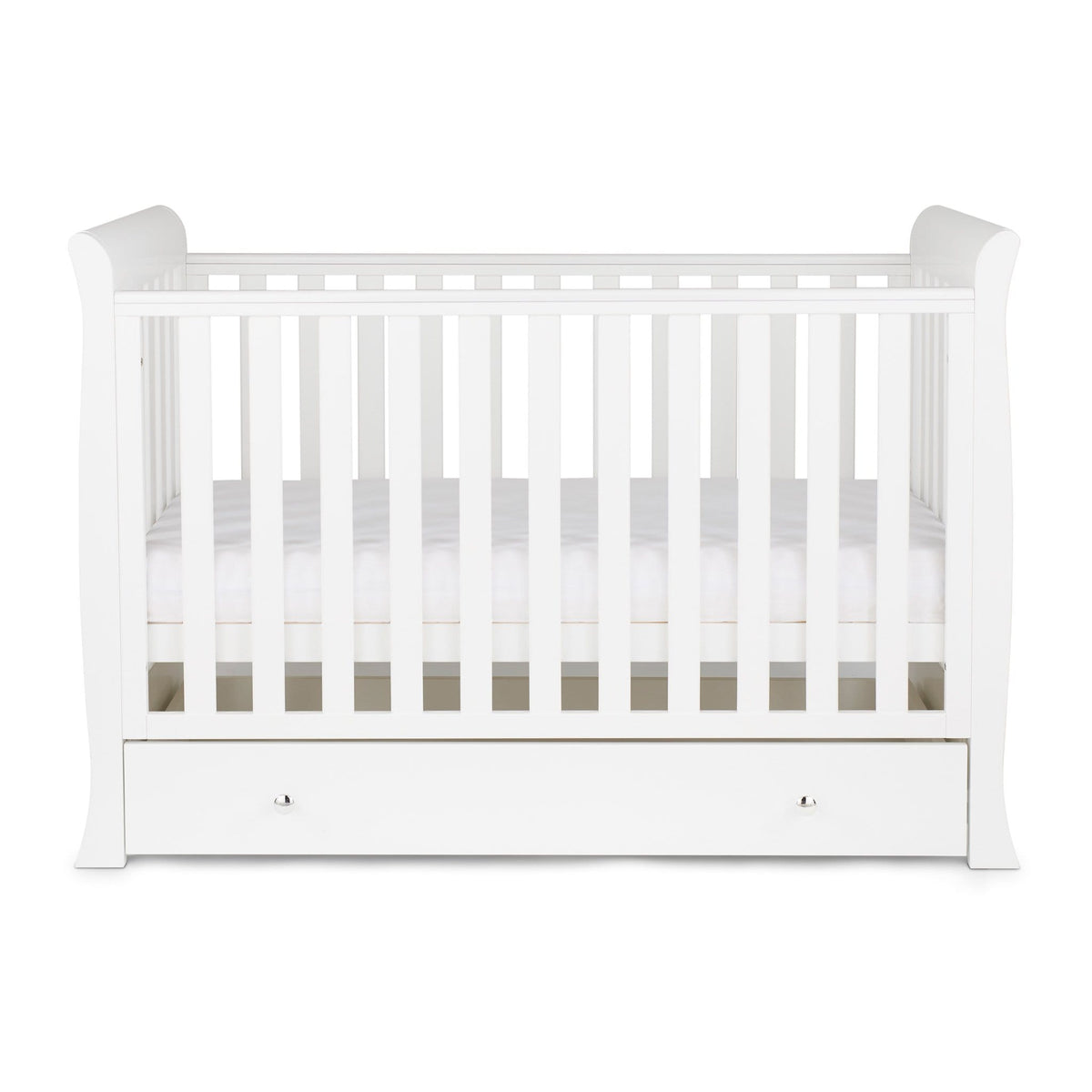 Ickle Bubba Snowdon 4 in 1 Mini Cot Bed and All Seasons Premium Pocket Sprung Mattress  - White