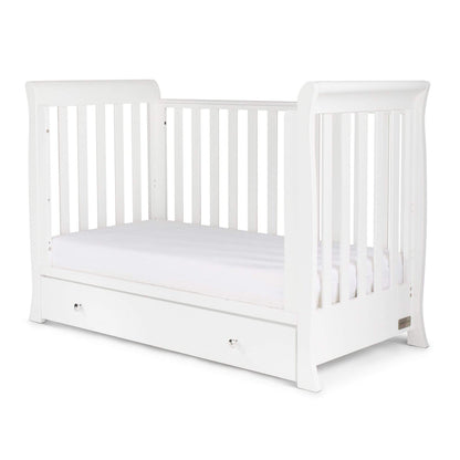 Ickle Bubba Snowdon 4 in 1 Mini Cot Bed and All Seasons Premium Pocket Sprung Mattress  - White