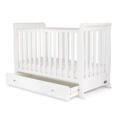 Ickle Bubba Snowdon 4 in 1 Mini Cot Bed and All Seasons Premium Pocket Sprung Mattress  - White