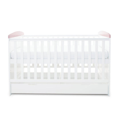 Ickle Bubba Coleby Style 2 Piece Furniture Set with Under Drawer - Elephant Love Pink