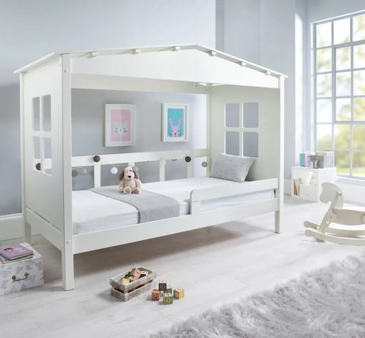 Mento White Solid Pine Treehouse Bed