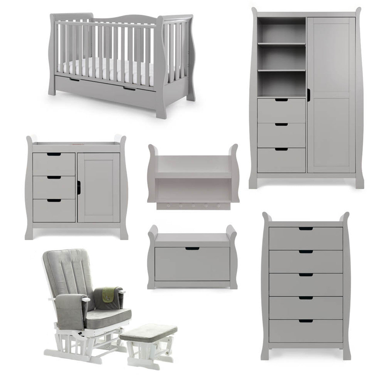 Obaby Stamford Luxe 7 Piece Room Set