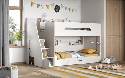 Flair Slick Staircase Bunk Bed with Storage