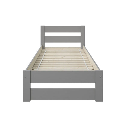Noomi Tera Solid Wood Single Bed with Optional Storage or Trundle