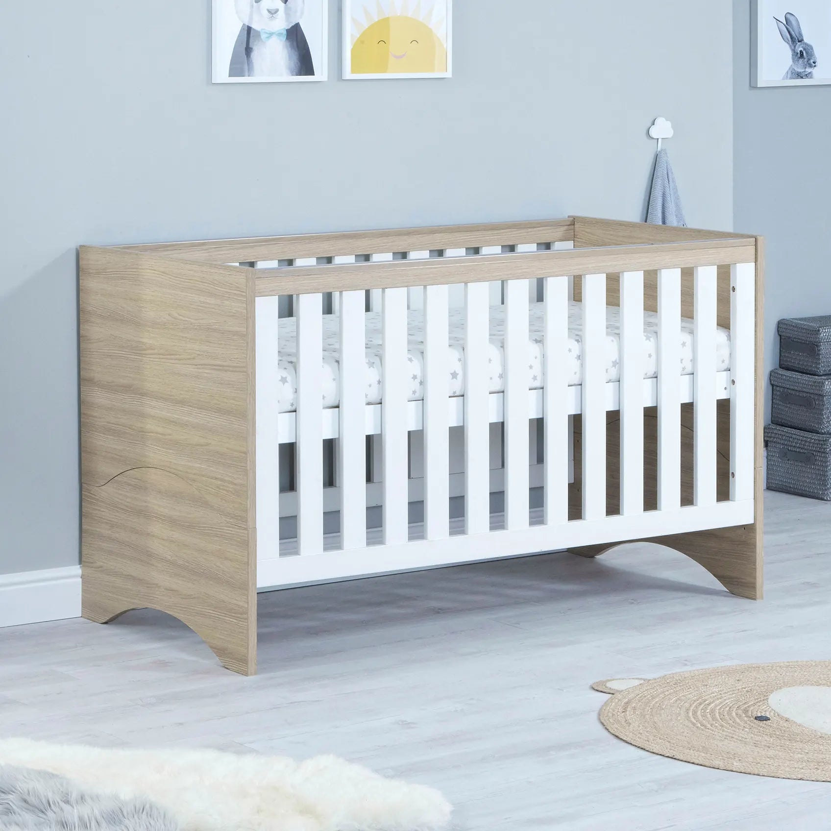 Babymore Veni Cot Bed - Kidsly